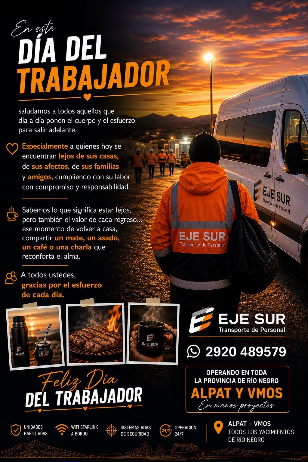 Mercedes-Benz Sprinter Eje Sur en operación